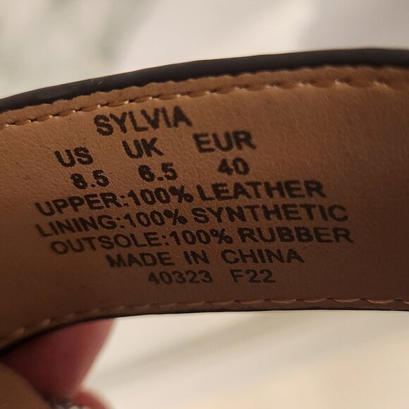 Ralph Lauren Silver/Gun Metal Platform Heeled Sandals. NWOB. Size 8.5 - Picture 8 of 10